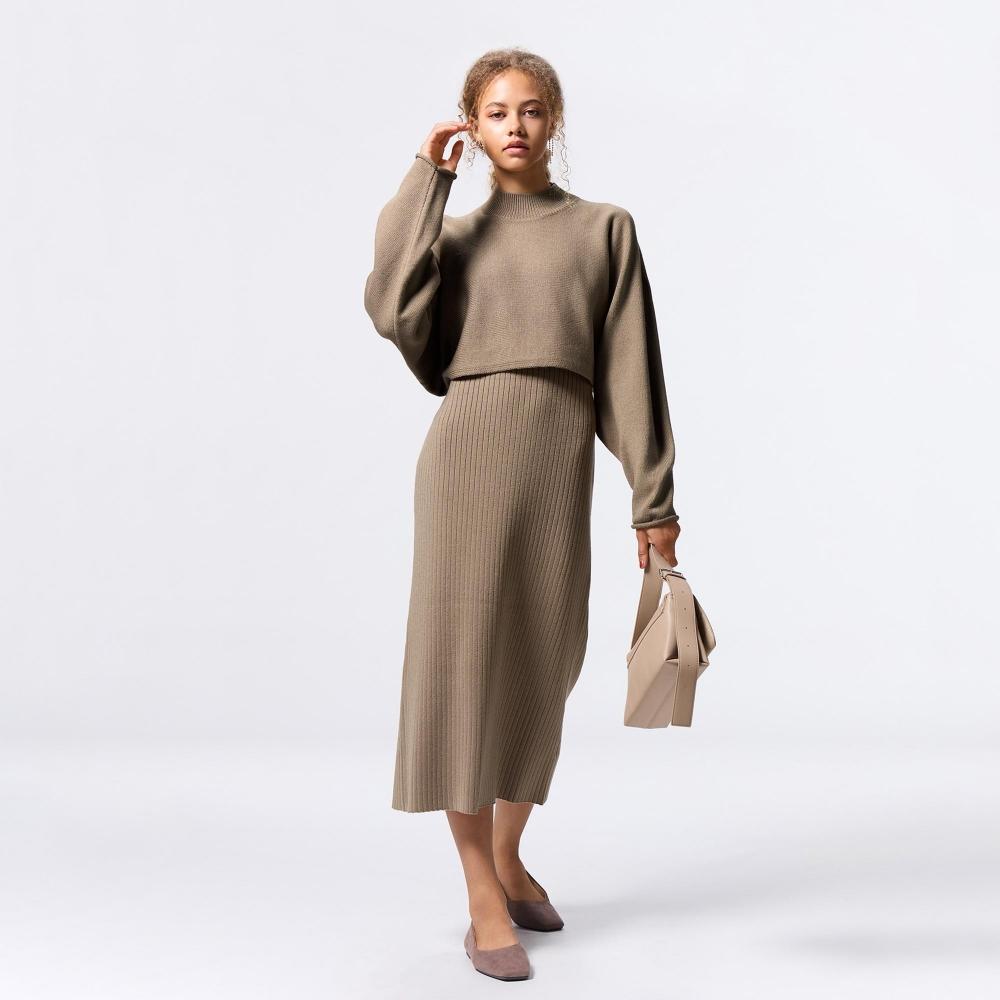 

Gu By Uniqlo комплект из 2 предметов платье 09 BLACK/S