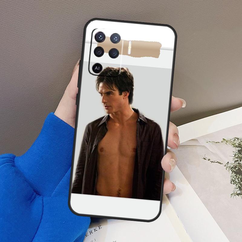 Vampire Diaries Damon Salvatore Hülle Für Oppo A76 A16 A96 A17 A18 A60 A80 A40 A38 A58 A78 A98 A94 A74 A54 A15 A57 A77 A5 Pro