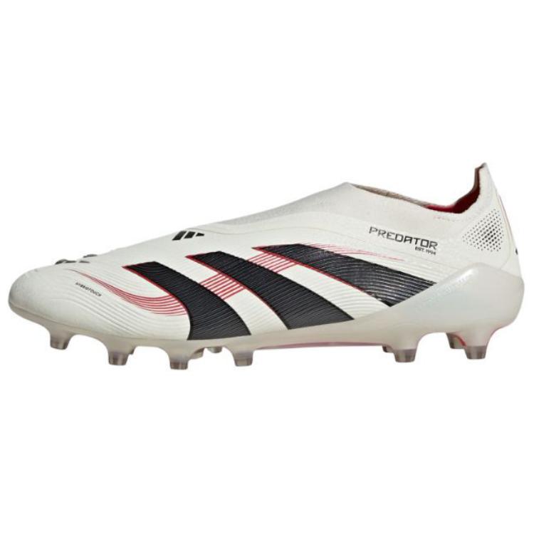 Adidas Predator Elite Comfortable Versatile Artificial Turf Rubber Non-Slip Durable Soccer Shoes Unisex Soccer Shoes Beige JI2081