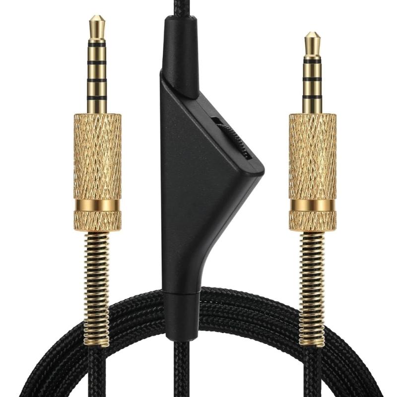 

Durability Headphone Cord for A10 A40 Headphones Cable Easy Installation 3.5mm Headsets Wire Multiple Device Use 1