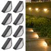 Xiaomi 8Pcs LED Solar Step Lights, Waterproof Outdoor Stair Lights, Solar Deck Lights Outdoor Solar Landscape Lighting for Yard, Patio