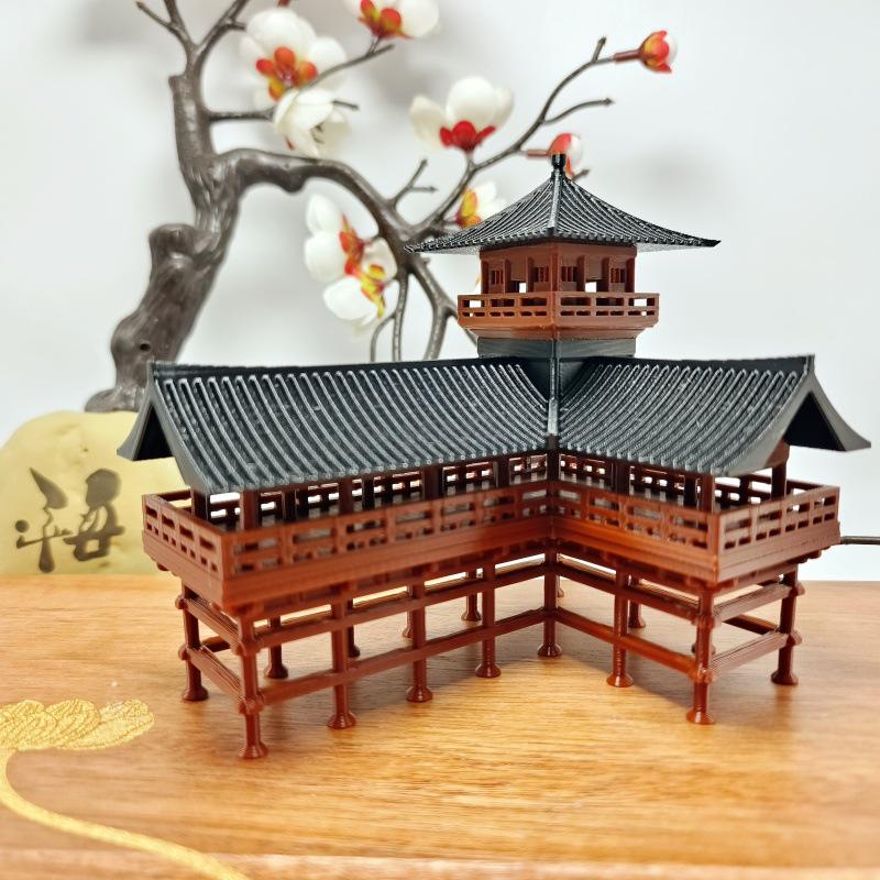 Chinese Style Micro Landscape 3D Printed Rockery for Fish Tanks and Bonsai Gardens