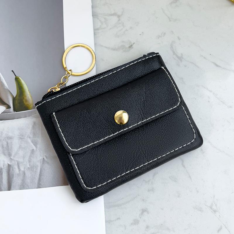 Fresh and versatile key bag, summer small change bag, women's mouth red envelope.