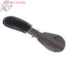 Hot Stainless Steel Durable Shoehorn Foldable PU Leather Handle Easy To Carry For Men Women Shoes