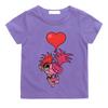 Trolls Anime Print Casual T-shirts Children Intellectual Fun Cartoon Tshirts Kids High Quality Cotton Tees Boys Girls Tops