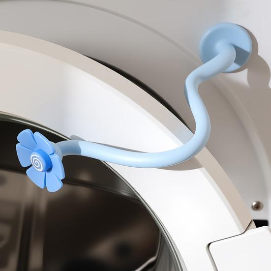 Frontlaster Dørstøtte Vaskemaskin Dørholder med Magnetisk Base Holder Døren Åpen Luktforebygging Avtakbar Tørketrommel Vaskemaskin Stopper