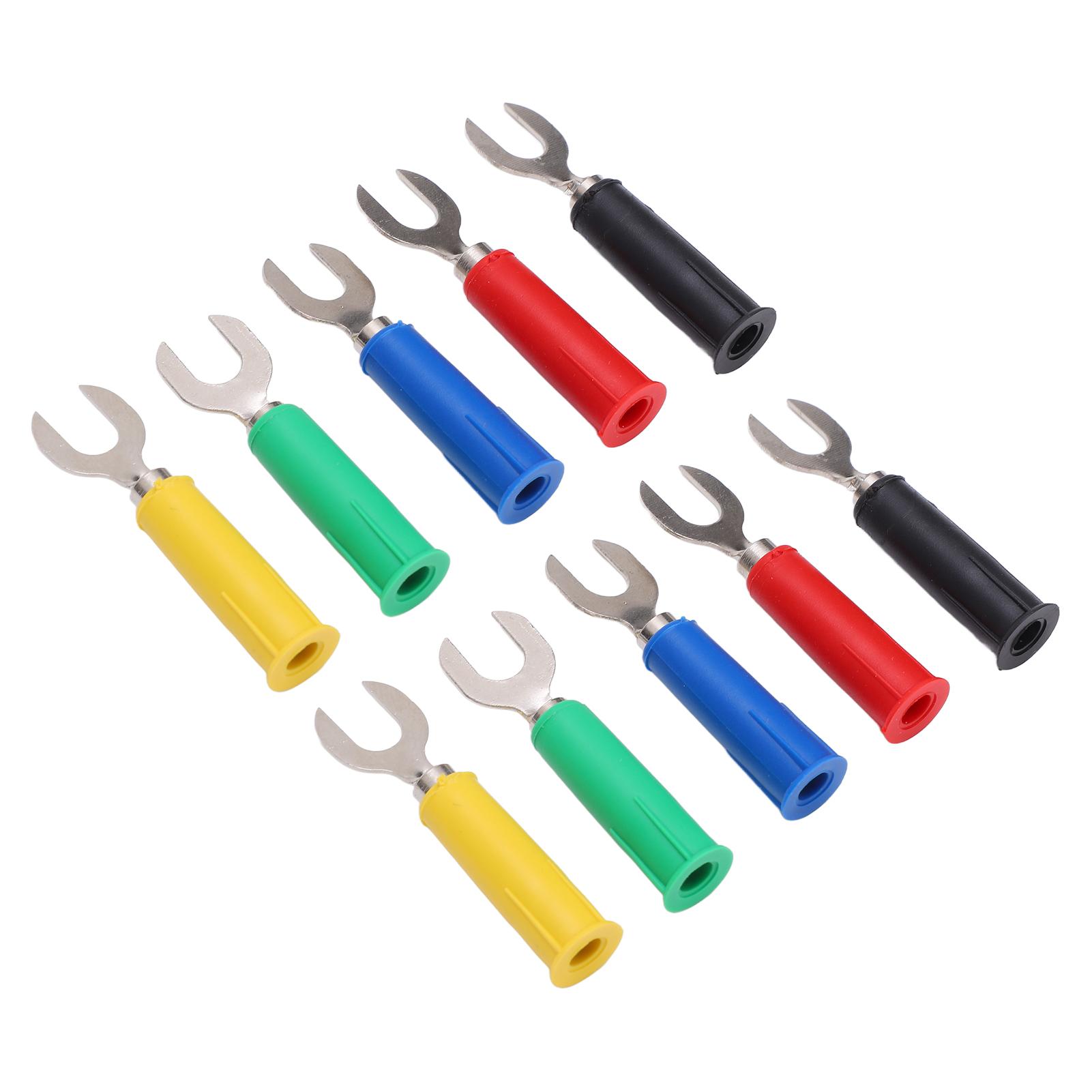 

J.20019 6 мм U-образный разъем для банана, устойчивый к высокому давлению, Y-образный разъем типа «банан» с разъемом 4 мм