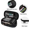 Pencil Case High Capacity Wear Resistant Polyester Zipper Closure with Mesh Pocket Removable Divider and Pen Slots for Boys Girls