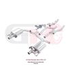 Compatible Dual Valve Mid-and-Rear Dual Muffler for 2023 Mercedes-Benz C350E 2.0T