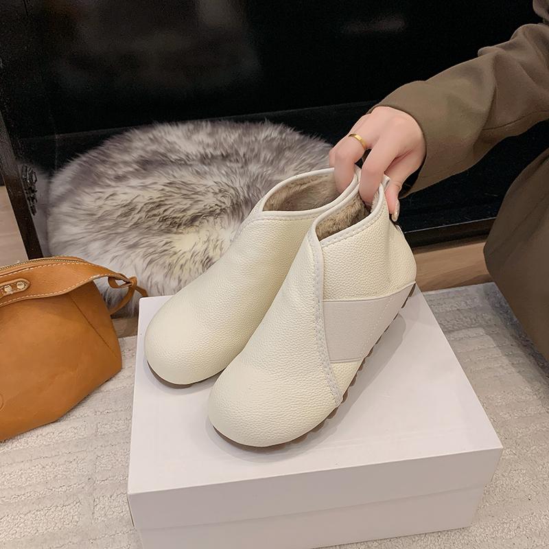 

Блестящие ботильоны на шнуровке, модные, с круглым носком, на платформе, нескользящие, износостойкие, на блочном каблуке 35 бежевый