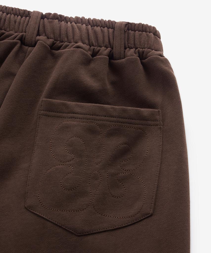 Beulaiteun Jean Pocket Wide Pants Brown