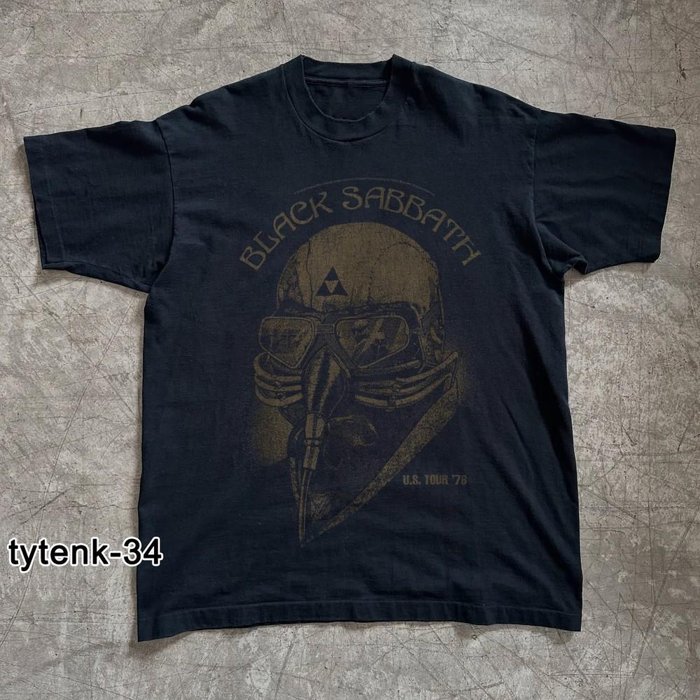 Vintage Black Sabbath U.S Tour  78 T-Shirt, Unisex Black T-shirt, Size S-5XL Unisex T-Shirt M