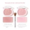 Novo Single-Color Blush 2025 New Popular Low-Saturation Color Palette Korean Style Sun-Kissed Glow for Women Brightening and Contouring Palette