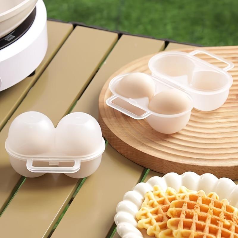 1/2 pièces Boîte à œufs portable antichoc d'extérieur. Boîte de rangement anti-chute pour œufs, boîte à œufs portable. Boîte de rangement pour réfrigérateur. boîte de rangement