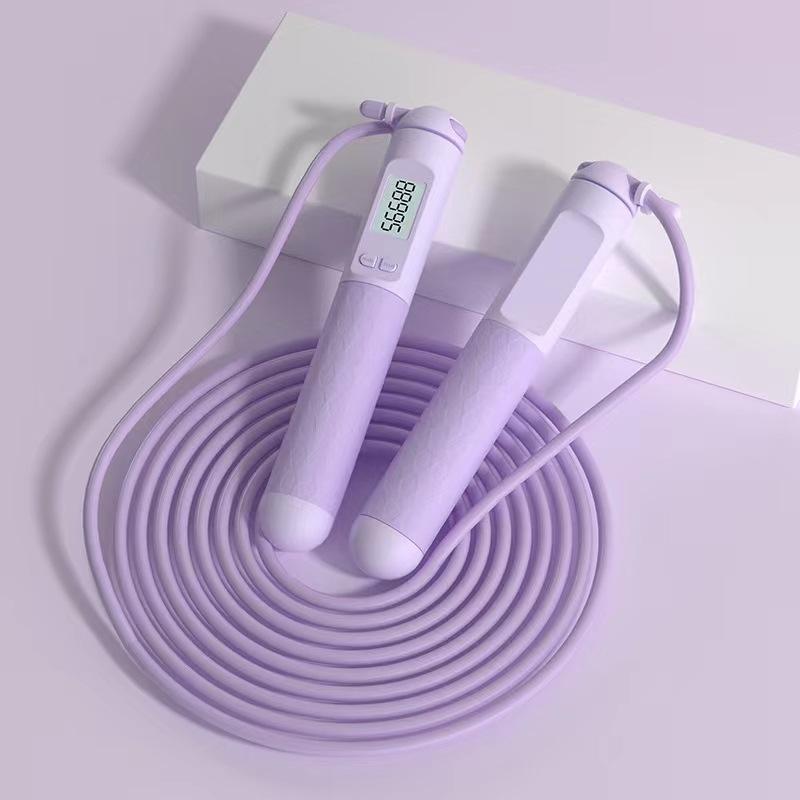 Electronic Counting Jump Rope Accurate Counting Anti-slip Grip for Men Women Home Gym Workout Sports