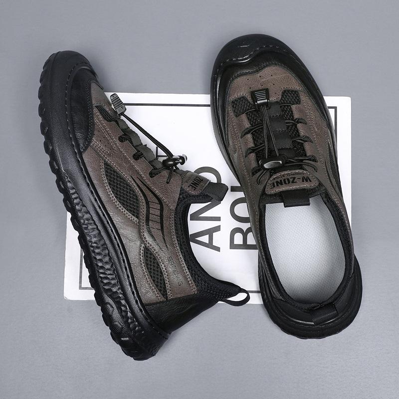 Fashion Men's Running Walking Mesh Slip On Shoes Fashion Casual Sneakers Outdoor Breathable Athletic Gym Lightweight Men Tennis Footwear