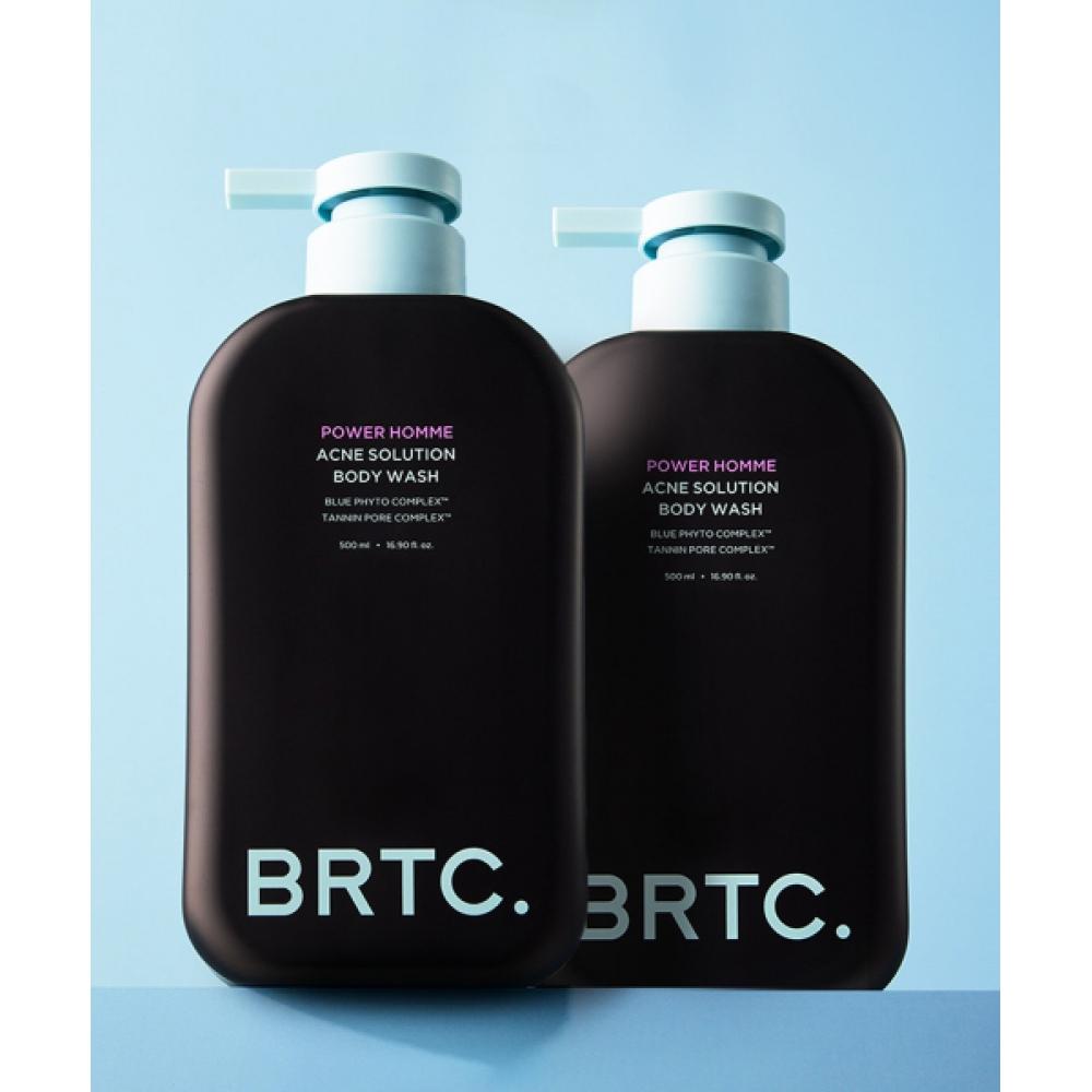 Brtc Power Homme Acne Solution Body Wash 500ml Duo Project NONE
