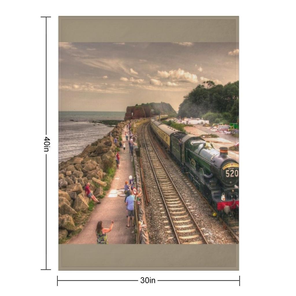 Torbay Express at Dawlish Warren Throw Blanket valentine gift ideas Plaid on the sofa Soft Plush Plaid For Sofa Thin Blankets