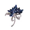 Exquisite Rhinestone-Inlaid Crystal Brooch Pin – Retro Corsage Ornament for Coats and Clothing