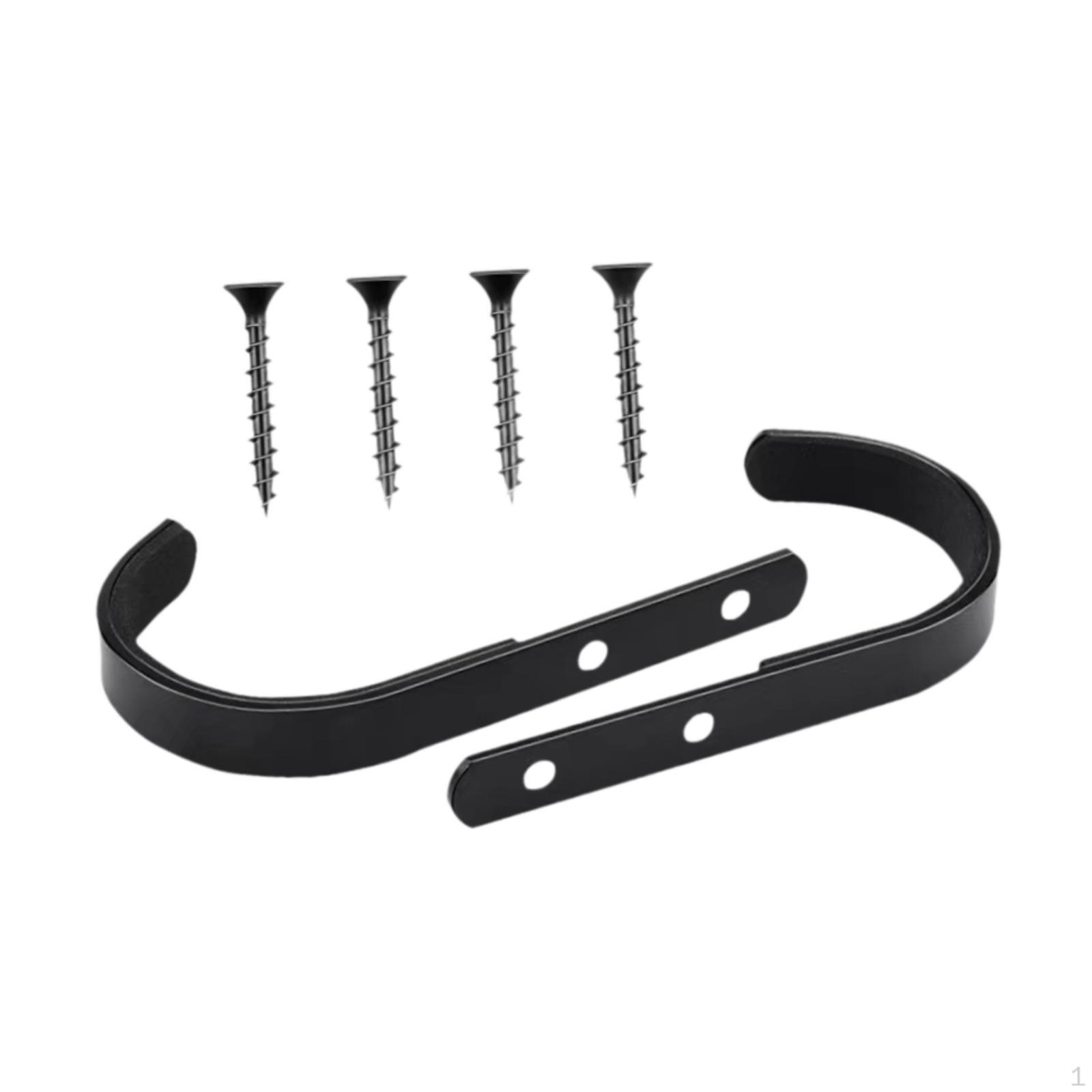 

Настінний тримач для лука 1 пара Надміцний Організатор Кріплення Металева підставка Гачки Зберігання Black