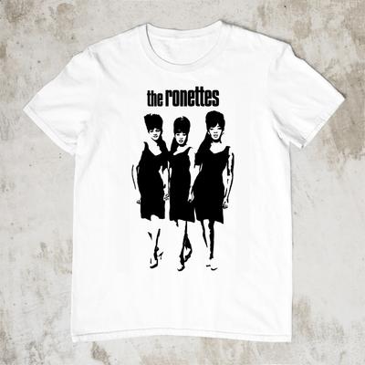 Camiseta Blanca Unisex Especial The Ronettes T-shirt S-5XL 1F1664 Camiseta Unisex