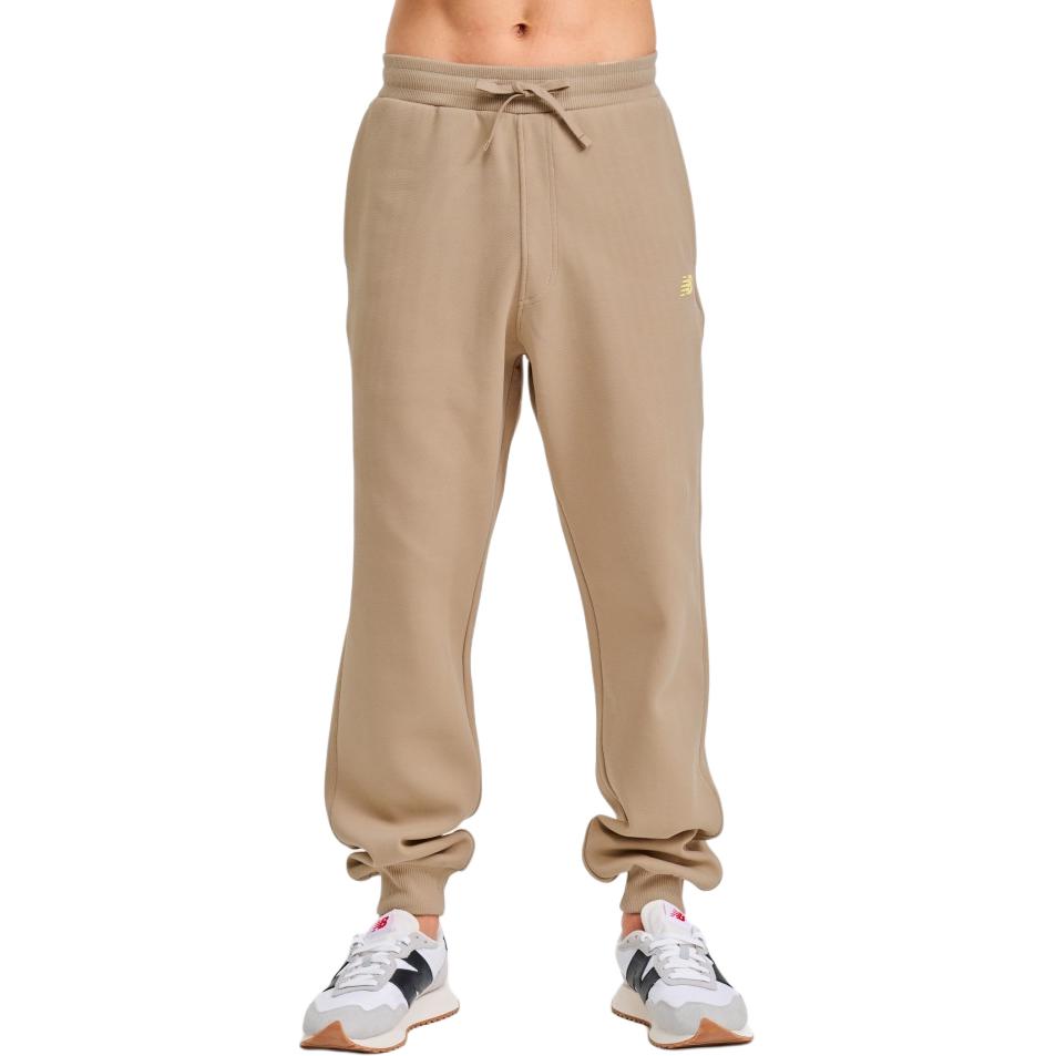New Balance SS24 Knitted Sweatpants Unisex Camel amp41352-sot