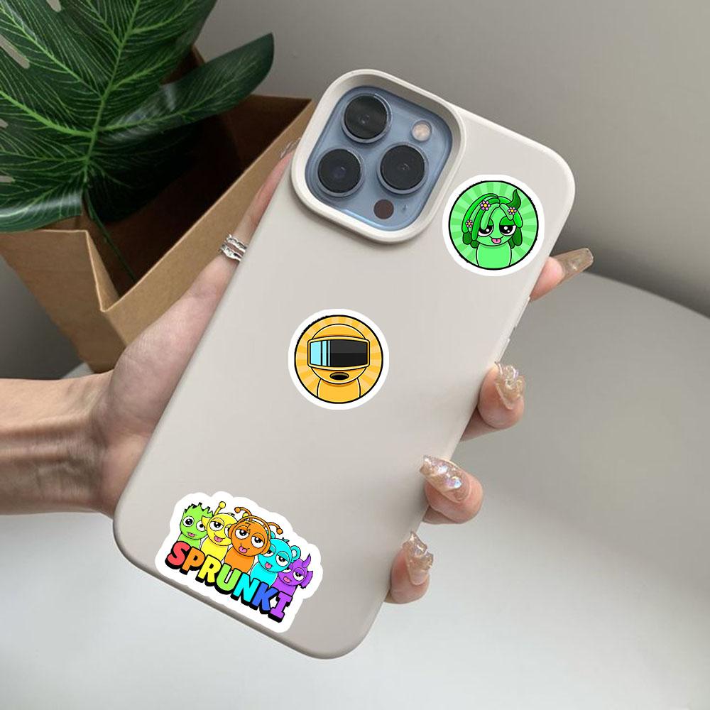50/100 Unique Incredibox Plush Rhythm Box Graffiti Computer Decoration Music Hip Hop Game Stickers