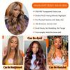 Perucă cu dantelă frontală Ombre Blonda Miere 30 Inch Păr Uman 13x4 Dantelă Frontală HD Ombre cu Șuvițe 4/27 Wave Body Lace Frontal Fără Lipici