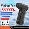 High-Speed Turbo Handheld Blower: 580,000 RPM Multifunctional Outdoor Fan and Duster.