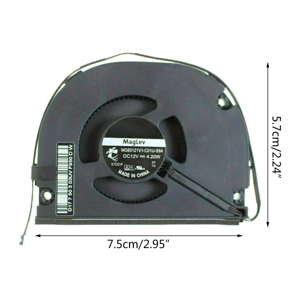Ventoinha Cooler de Refrigeração da CPU Para AirPort Extreme A1521 Ventoinha de Refrigeração Cooler de Notebook Radiador Ventoinha MG60121V1-C01U-S9A DC12V