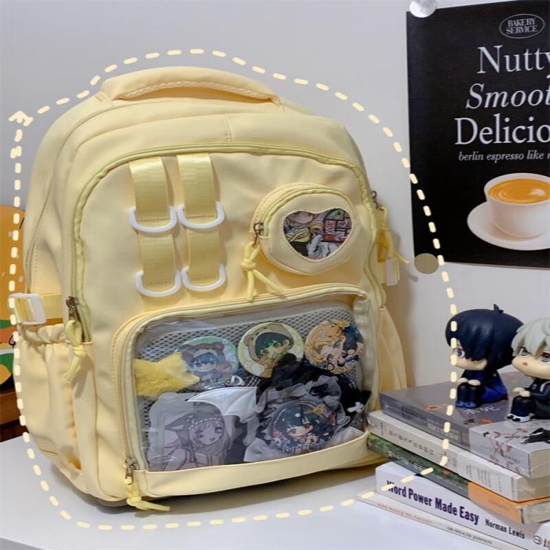 Japanese Style Cute Transparent Student Backpack