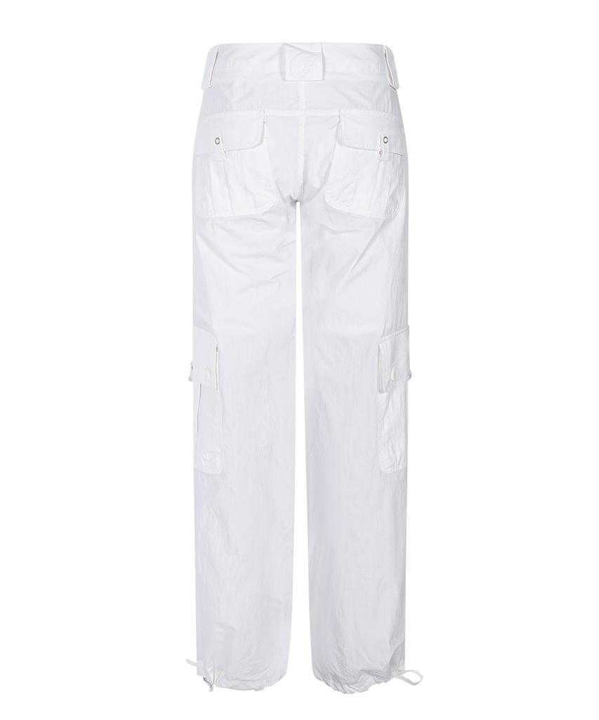 Peullijeunopallou Ethan Pocket Cargo Pants (White)
