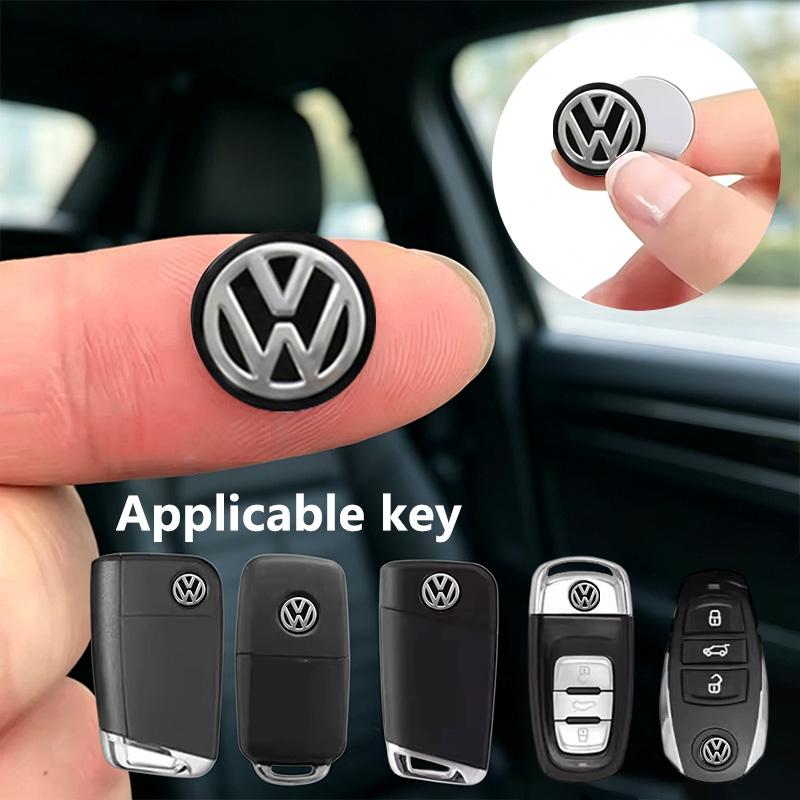 14mm 11mm Car Key Emblems Replacement Car Key Stickers For Volkswagen VW Polo Passat B5 B6 B7 T4 T5 Golf 4 5 6 Tiguan Jetta GTI ze1