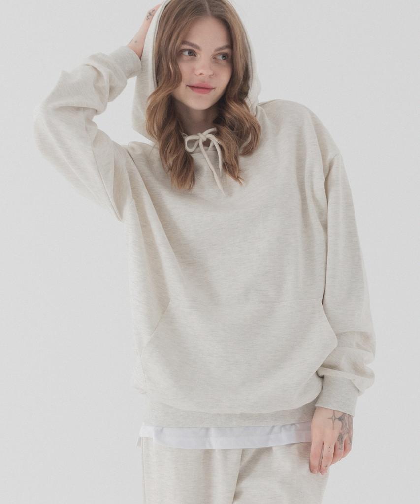 Essential Overfit Hoodie (Oatmeal)