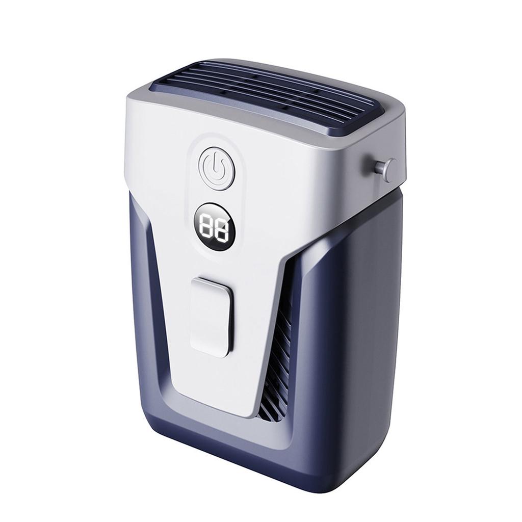 12000mAh Portable Waist Fan USB Rechargeable Air Conditioner Bladeless Mute Hanging Neck Fan Summer Mini Fan for Outdoor