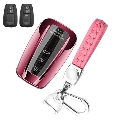 Toyota Smart Key Case, Key Cover, Luxury TPU, Toyota Dedicated Design, Key Holder, Toyota