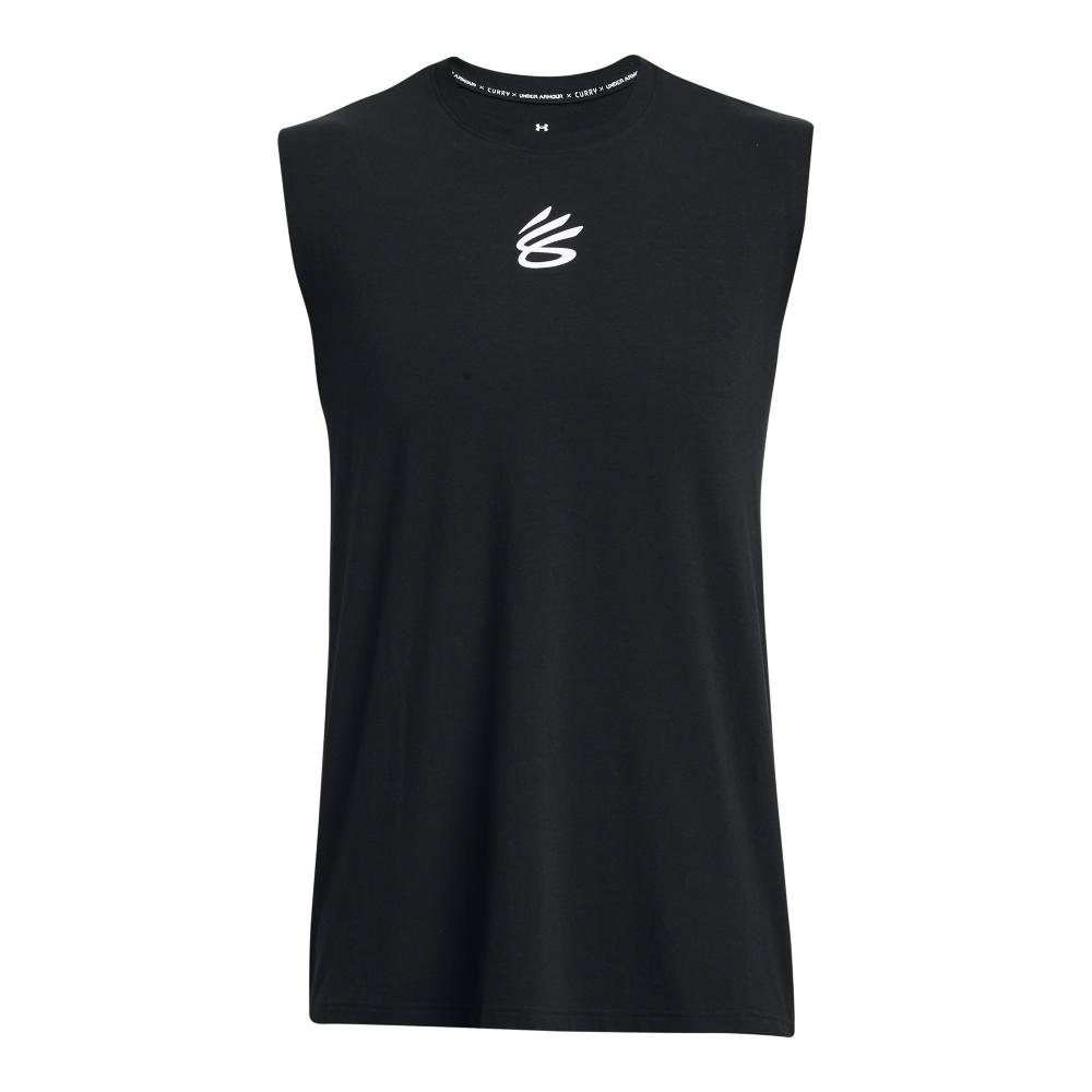 

Under Armour Удобный принтованный пуловер с круглым вырезом без рукавов жилет для мужчин черный 1383377-001 XL