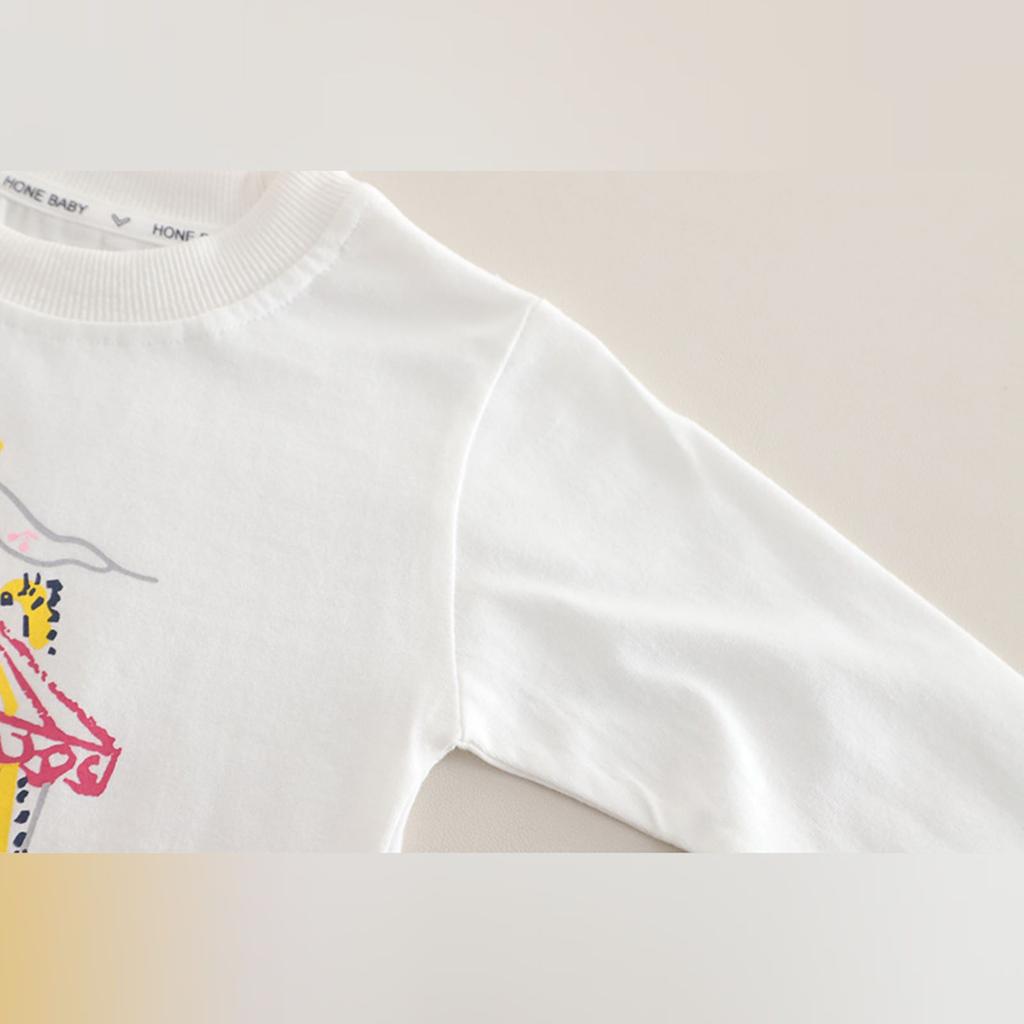 Kids Casual Long-Sleeve Set, Comfortable Daily Wear Outfits