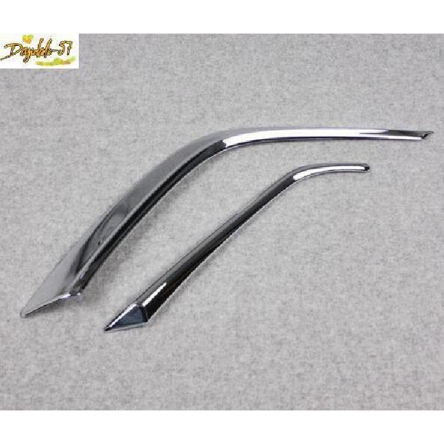 Fits For 2016- Mazda CX-3 CX3 Chrome Front Fog Light Lamp Cover Bezel Trim