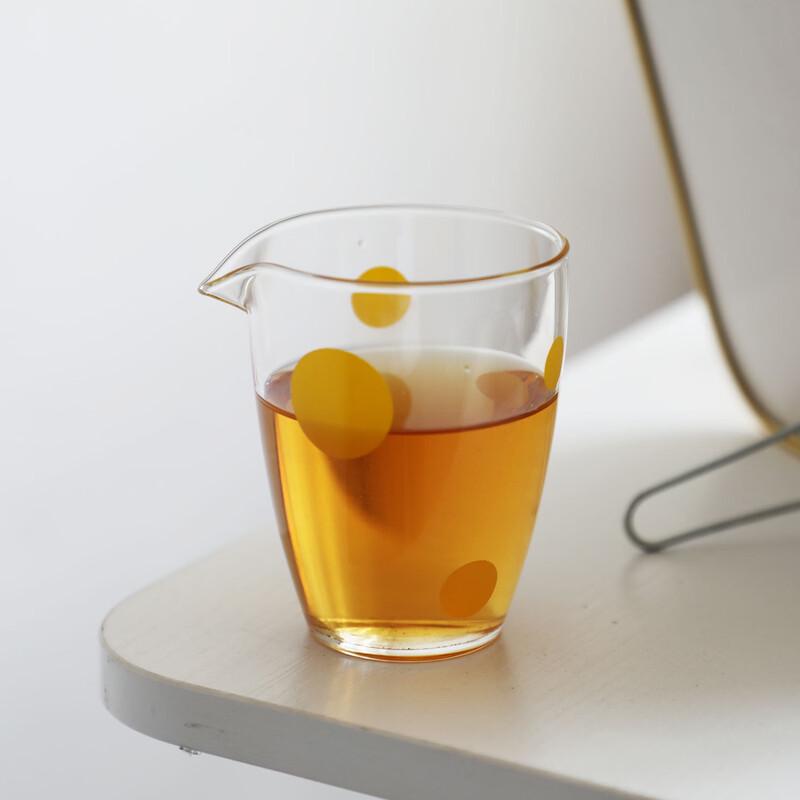 OLOEY Polka Dot Borosilicate Glass Fairness Cup