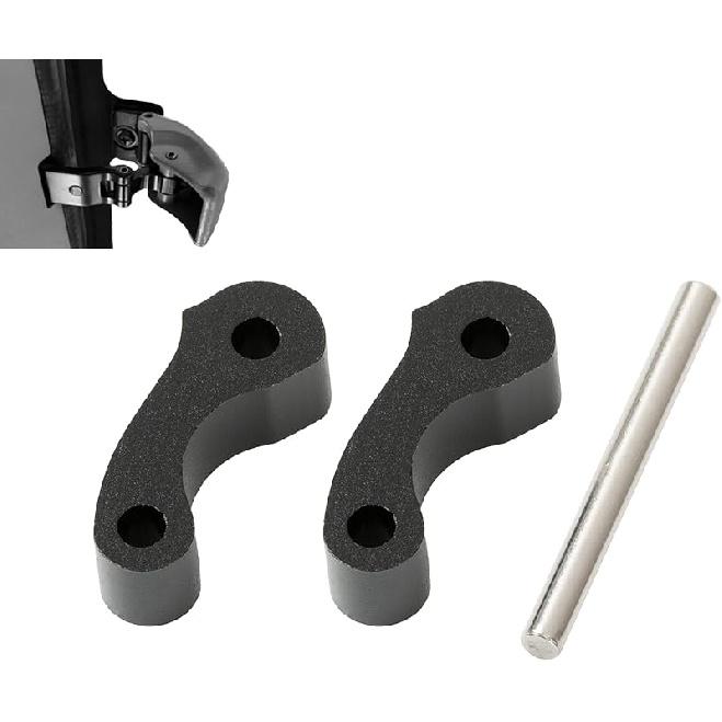 Rear Window Latch Hinge Pivots Replacement for Tacoma 1995-2004 Tundra Xtracab 2000-2006, Rear Quarter Window Accessory Replacement Black 2PCS 2 window latch hinge pivo
