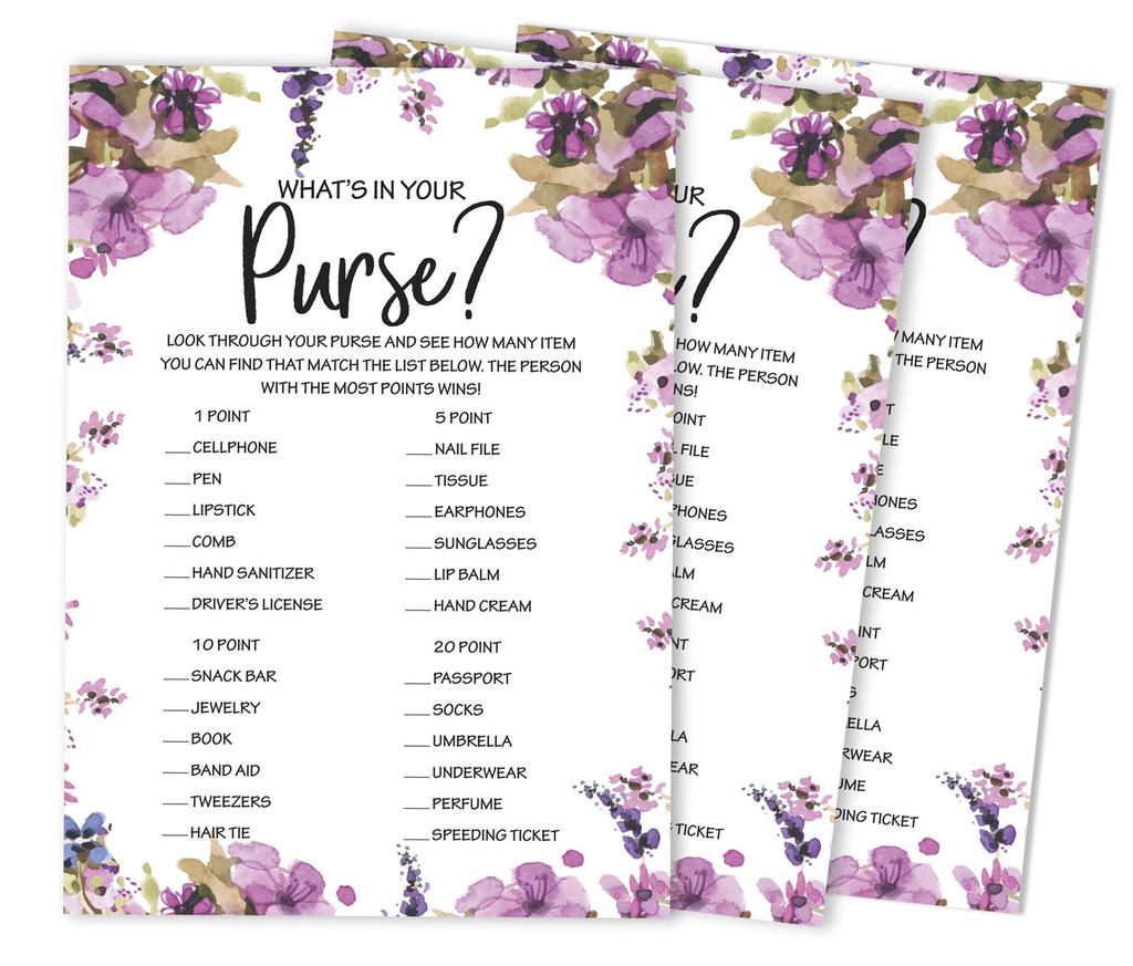 Inkdotpot CardsA  For Bridal Wedding Shower Bachelorette Party Bulk Blank Square Fill In Gift Ideas