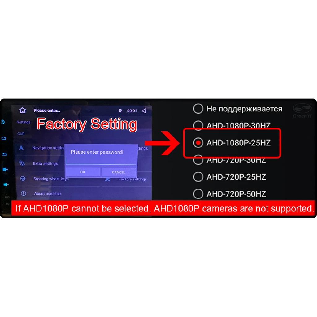 GreenYi 170 Degree 1920x1080P AHD Special Vehicle Rear View Camera for Honda City Civic Crider Accord Platinum Ciimo Fit RDX Car