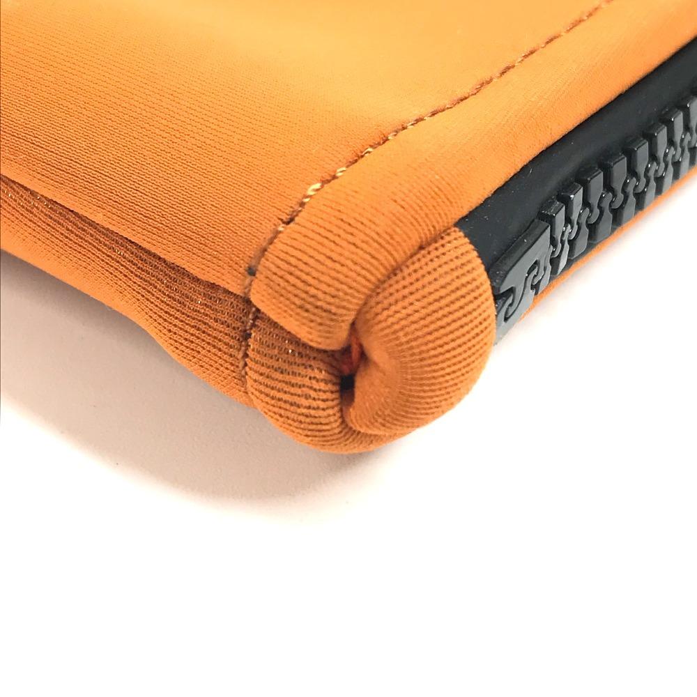 Hermes Neovan MM Clutch Bag Multi Pouch Makeup Pouch Pouch Polyamide Orange