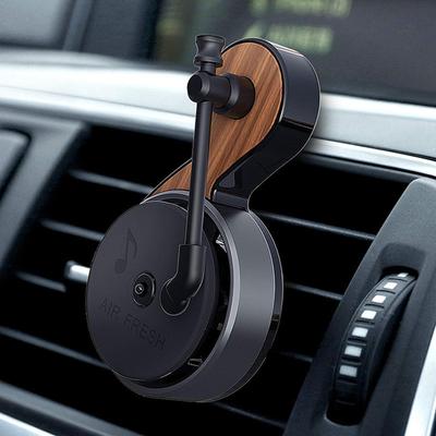 Car Perfume Diffuser with Clip, Air Freshener Turntable Phonograph Design Aromatherapy Car Interior Accessories, Air Outlet Solid Freshener