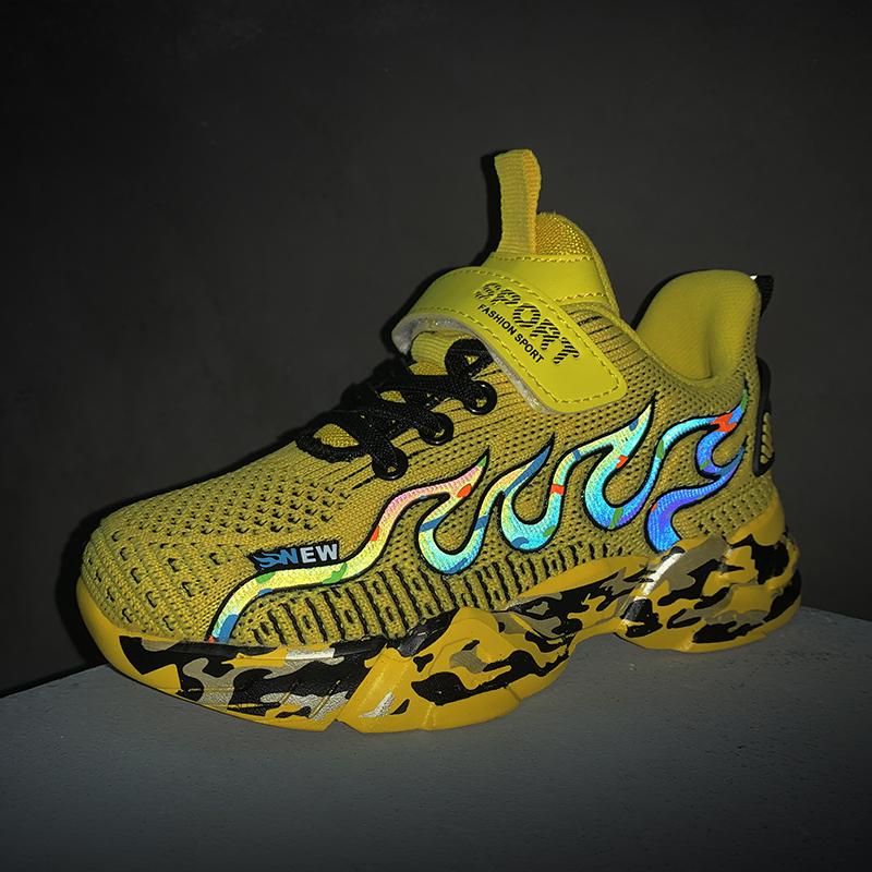 Spring and Autumn New Kids Shoes Children's Fashion Boy Running Sneakers Non-slip Lightweight Sports Children Shoes