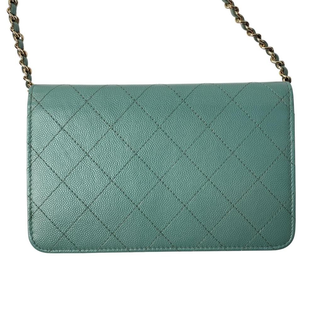Used CHANELShoulder Bag Green system Women
