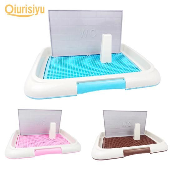 Buy Pet Litter Box Column Mesh Indoor Dog Toilet Training Tray Cleaning