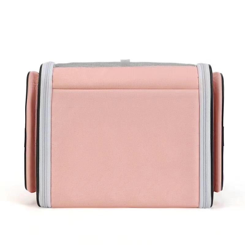 Portable Breathable Cat Backpack: Lightweight Foldable Kitten Carrier with Large Capacity