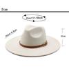 Korean Style Wide Brim Suede Jazz Hat Gentleman S Hat